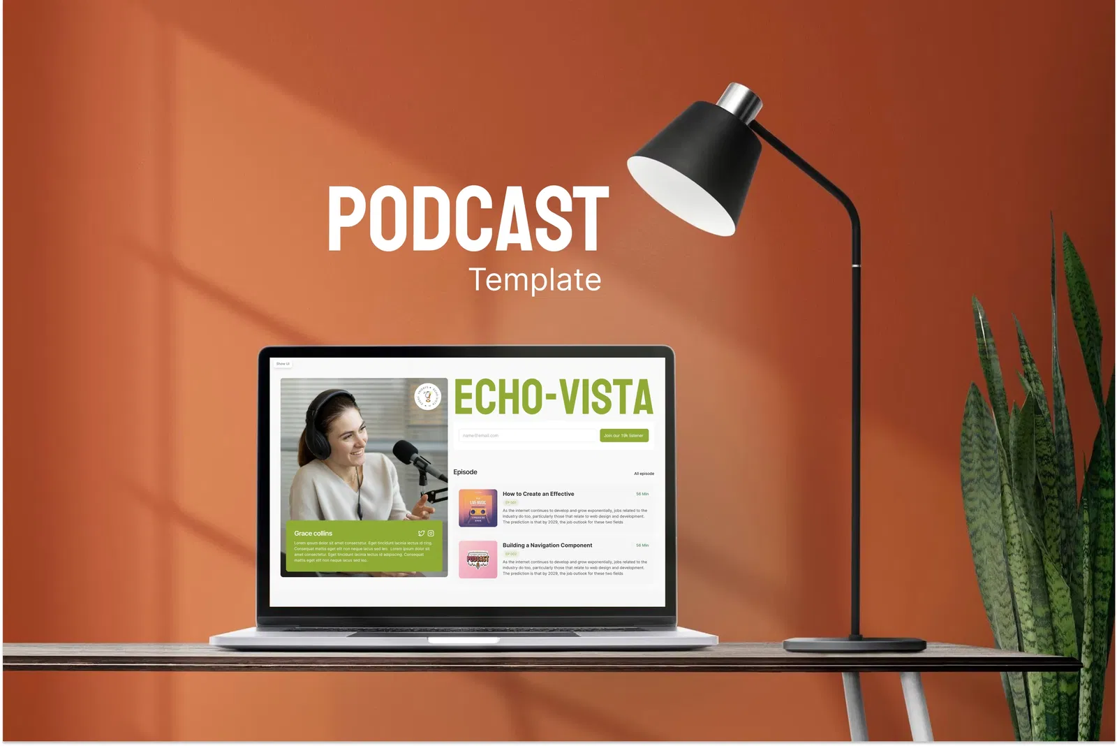 EchoVista - Podcast Template